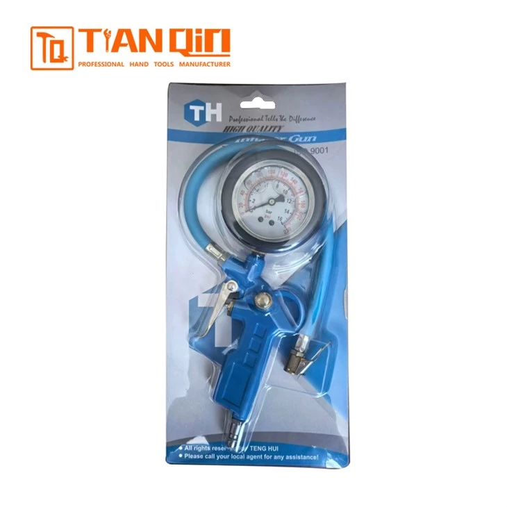 American Style Oil Gauge And Tire Pressure Gun (zinc Alloy)